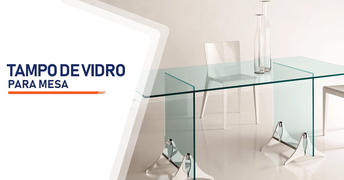 Tampo de Vidro Para Mesa