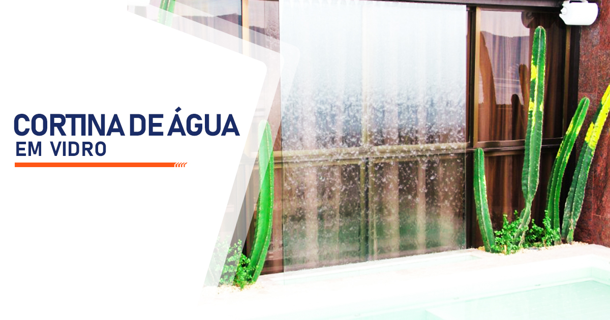 Cortina de Agua em Vidro Goiânia Capuava Residencial Privê GO