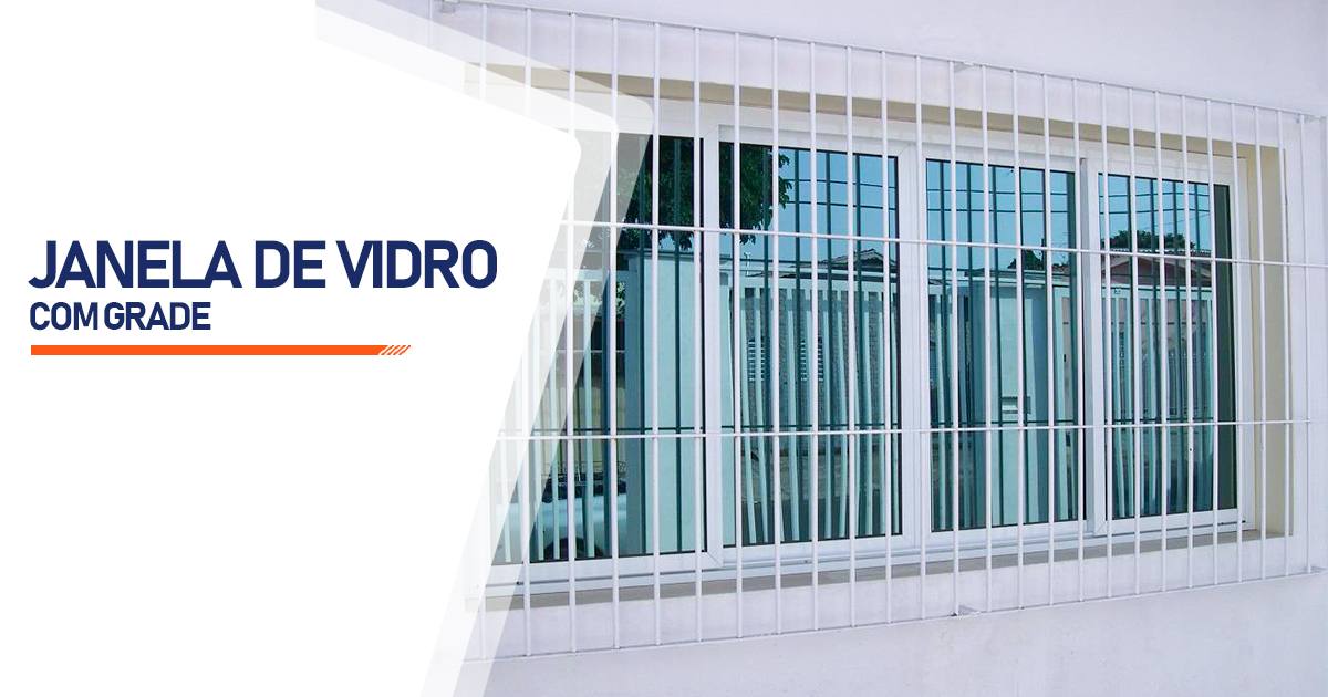 Janela De Vidro Com Grade Goiânia Chácaras Dona Gê GO